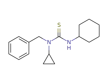 1-benzyl-3-cyclohexyl-1-cyclopropylthiourea