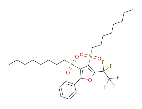 3,4-bis(octylsulfonyl)-2-(perfluoroethyl)-5-phenylfuran