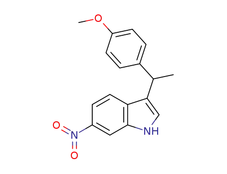 3-(1-(4-methoxyphenyl)ethyl)-6-nitro-1H-indole