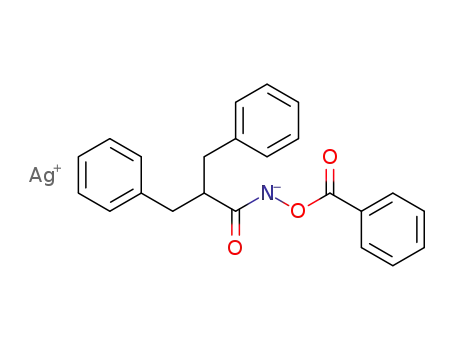 O-benzoyl-N-(2-benzyl-3-phenyl-propionyl)-hydroxylamine; silver salt