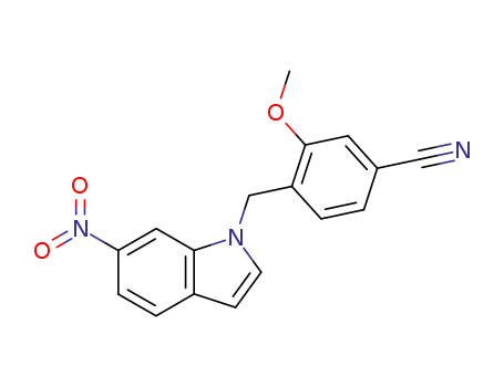 1-(4-cyano-2-methoxybenzyl)-6-nitroindole