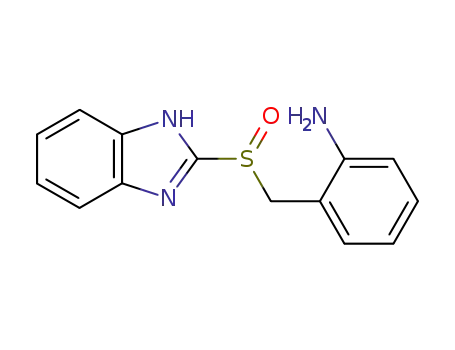 2-[(1H-benzimidazol-2-ylsulfinyl)methyl]benzenamine