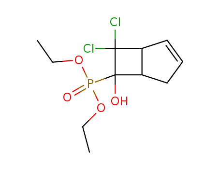 (7,7-Dichloro-6-hydroxy-bicyclo[3.2.0]hept-2-en-6-yl)-phosphonic acid diethyl ester