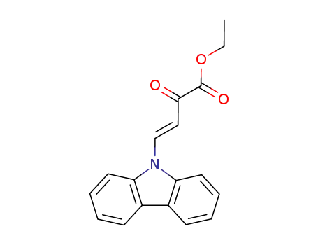 (E)-4-Carbazol-9-yl-2-oxo-but-3-enoic acid ethyl ester