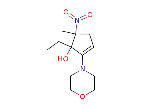 1-ethyl-5-methyl-2-morpholino-5-nitrocyclopent-2-enol