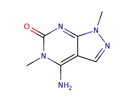 4-Amino-1,5-dimethyl-1,5-dihydro-pyrazolo[3,4-d]pyrimidin-6-one