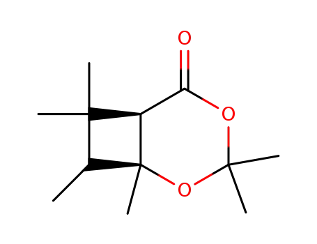 (1S,6R)-1,3,3,7,7,8-Hexamethyl-2,4-dioxa-bicyclo[4.2.0]octan-5-one
