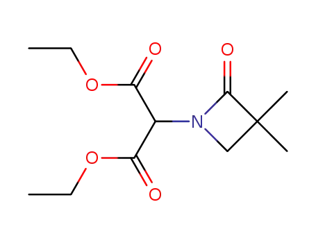 N-[Di-(ethoxycarbonyl)methyl]-3,3-dimethyl-2-azetidinone