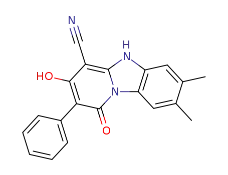 3-Hydroxy-7,8-dimethyl-1-oxo-2-phenyl-1,5-dihydro-benzo[4,5]imidazo[1,2-a]pyridine-4-carbonitrile