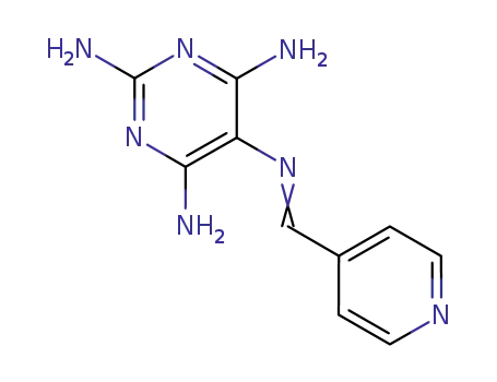 2,4,6-triamino-5-(4-pyridylmethyleneamino)pyrimidine