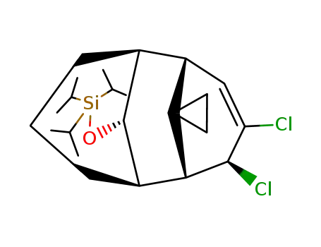 4',exo-5'-dichloro-endo-11'-<(triisopropylsilyl)oxy>-anti-spiro2,6>dodec-3'-ene>