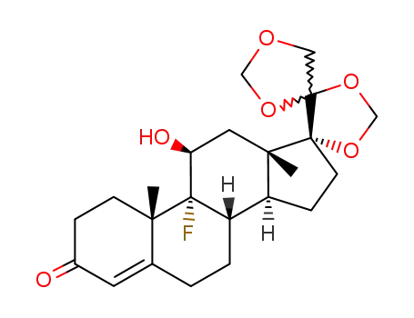 (20Ξ)-9-fluoro-11β-hydroxy-17,20;20,21-bis-methylenedioxy-pregn-4-en-3-one