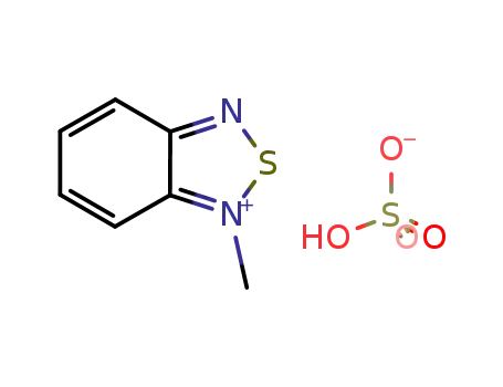methyl-2,1,3-benzothiadiazolium hydrogen sulphate