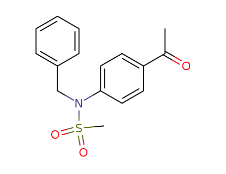 N-<4-(1-oxoethyl)phenyl>-N-(phenylmethyl)methanesulfonamide