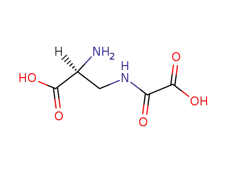 Molecular Structure of 5302-45-4 (3-N-OXALYL-L-2,3-DIAMINOPROPANOICACID)