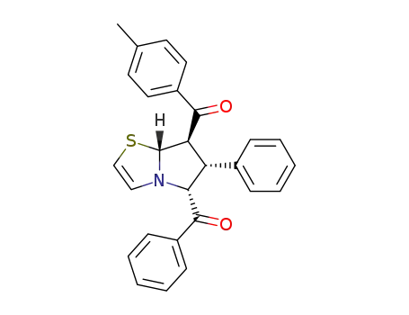 ((5R,6R,7R,7aR)-5-Benzoyl-6-phenyl-5,6,7,7a-tetrahydro-pyrrolo[2,1-b]thiazol-7-yl)-p-tolyl-methanone