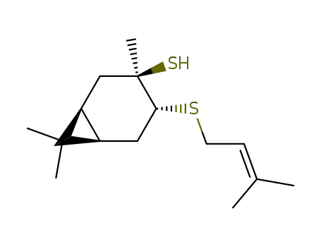 4α-prenylthiocarane-3β-thiol