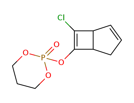 2-(7-Chloro-bicyclo[3.2.0]hepta-2,6-dien-6-yloxy)-[1,3,2]dioxaphosphinane 2-oxide