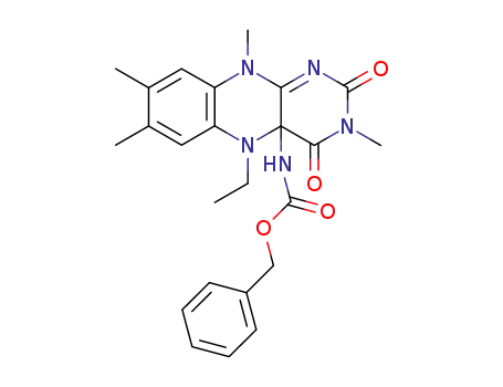 (5-Ethyl-3,7,8,10-tetramethyl-2,4-dioxo-3,4,5,10-tetrahydro-2H-benzo[g]pteridin-4a-yl)-carbamic acid benzyl ester