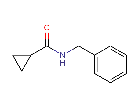 Molecular Structure of 35665-25-9 (N-BENZYLCYCLOPROPANECARBOXAMIDE))