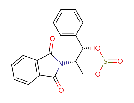 2-((4S,5S)-2-Oxo-4-phenyl-2λ4-[1,3,2]dioxathian-5-yl)-isoindole-1,3-dione