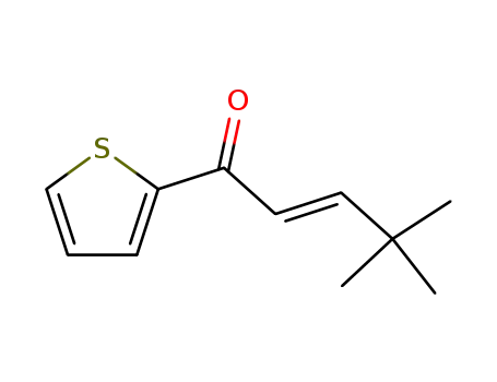 (E)-4,4-dimethyl-1-(thiophen-2-yl)pent-2-en-1-one