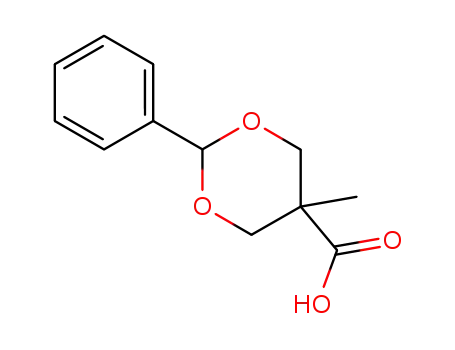 Molecular Structure of 207850-04-2 (2-PHENYL-5-METHYL-1,3-DIOXANE-5-CARBOXYLIC ACID)