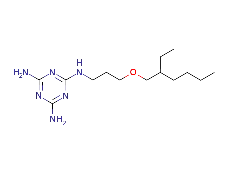 N-[3-(2-Ethyl-hexyloxy)-propyl]-[1,3,5]triazine-2,4,6-triamine