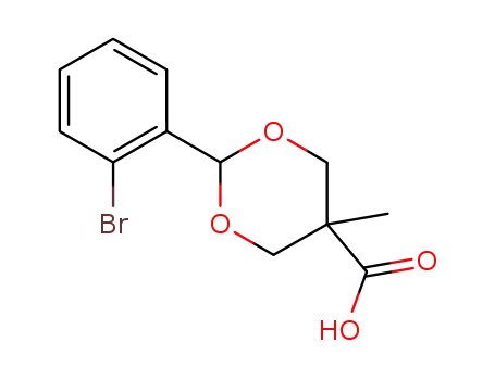 2-(2-bromophenyl)-5-methyl-1,3-dioxane-5-carboxylic acid