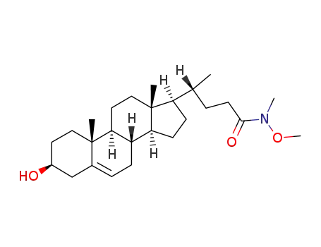 5-cholenic acid-3β-ol N-methoxy-N-methylamide