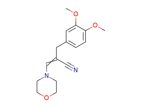 Benzenepropanenitrile,3,4-dimethoxy-a-(4-morpholinylmethylene)-
