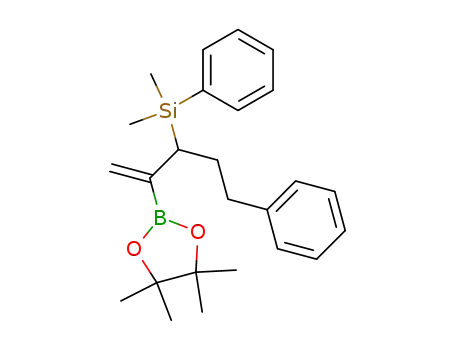 3-(dimethylphenylsilyl)-5-phenyl-2-(4,4,5,5-tetramethyl-1,3,2-dioxaborolan-2-yl)-1-pentene