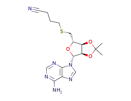5'-[3-(cyano)propylthio]-5'-deoxy-2',3'-O-isopropylideneadenosine