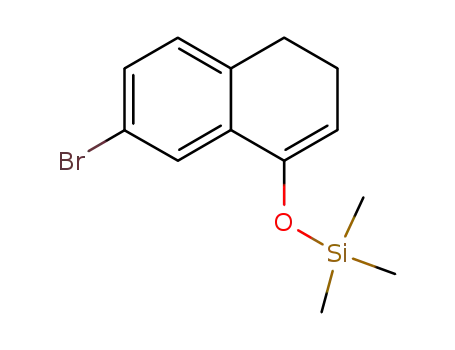 ((7-bromo-3,4-dihydronaphthalen-1-yl)oxy)trimethylsilane