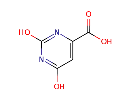 Molecular Structure of 65-86-1 (Orotic acid)