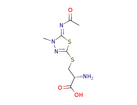 S-(5-acetylimino-4-methyl-Δ2-1,3,4-thiazolidin-2-yl)cysteine