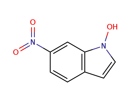Molecular Structure of 354807-12-8 (1H-Indole, 1-hydroxy-6-nitro-)