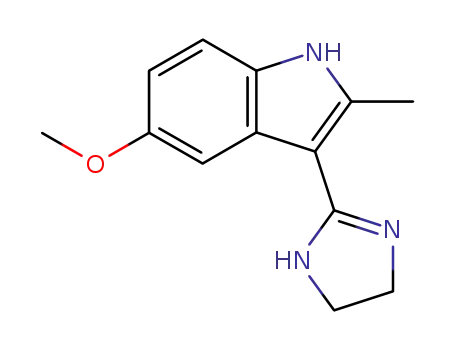 5-methoxy-2-methyl-3-(4,5-dihydro-1H-imidazol-2-yl)-1H-indole