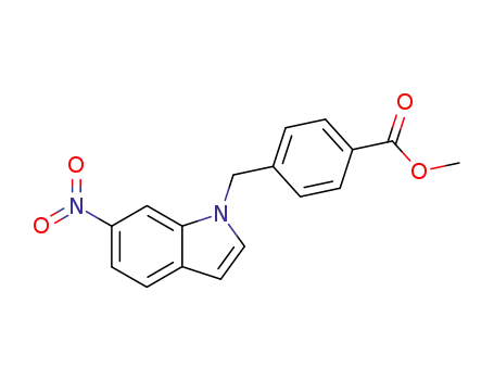 methyl 4-((6-nitro-1H-indol-1-yl)methyl)benzoate