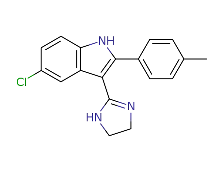 5-Chloro-3-(4,5-dihydroimidazol-2-yl)-2-(4-methylphenyl)-1H-indole