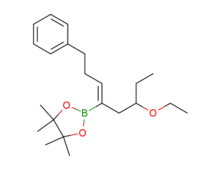(E)-6-ethoxy-1-phenyl-4-(4,4,5,5-tetramethyl-1,3,2-dioxacarborolan-2-yl)-3-octene