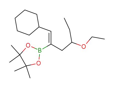 (E)-1-cyclohexyl-4-ethoxy-2-(4,4,5,5-tetramethyl-1,3,2-dioxaborolan-2-yl)-1-hexene