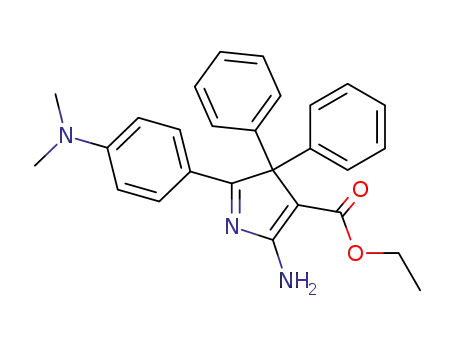 ethyl 2-amino-5-(4-dimethylaminophenyl)-4,4-diphenyl-4H-pyrrole-3-carboxylate