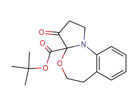 3-oxo-2,3,5,6-tetrahydro-1H-4-oxa-10b-aza-benzo[e]azulene-3a-carboxylic acid tert-butyl ester