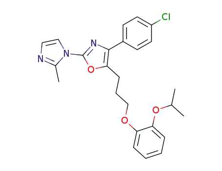 4-(4-chlorophenyl)-2-(2-methyl-1-imidazolyl)-5-[3-[2-(2-propyloxy)phenoxy]propyl]oxazole