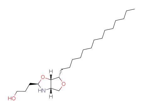 3-[(2R,3aS,6S,6aS)-6-tetradecylhexahydrofuro[3,4-d]oxazol-2-yl]-1-propanol