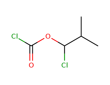 Molecular Structure of 92600-11-8 (1-CHLORO-2-METHYLPROPYL CHLOROFORMATE)