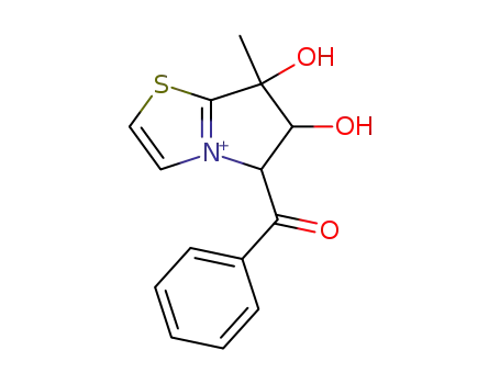5-benzoyl-6,7-dihydroxy-7-methyl-6,7-dihydro-5H-pyrrolo[2,1-b]thiazol-4-ylium