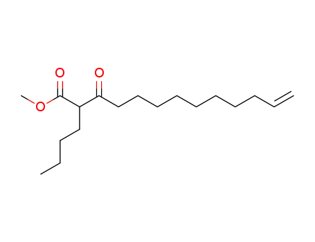 methyl 2-butyl-3-oxo-12-tridecenoate