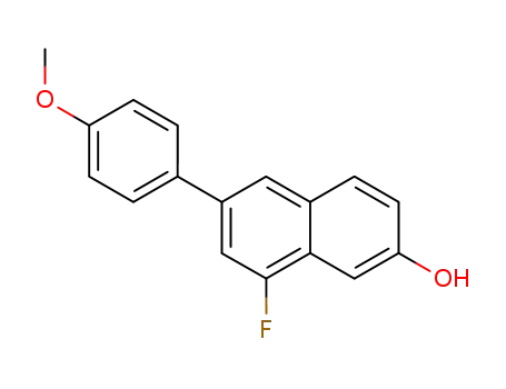 8-fluoro-6-(4-methoxyphenyl)-2-naphthol